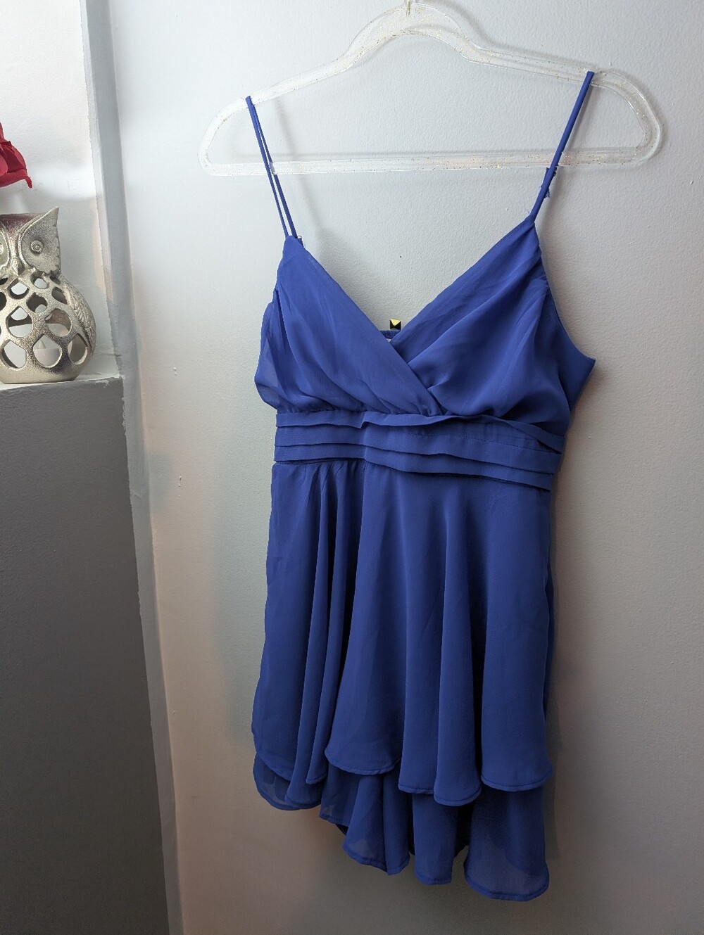ALTAR'D State Chiffon Spaghetti-Strap Slip Rumper